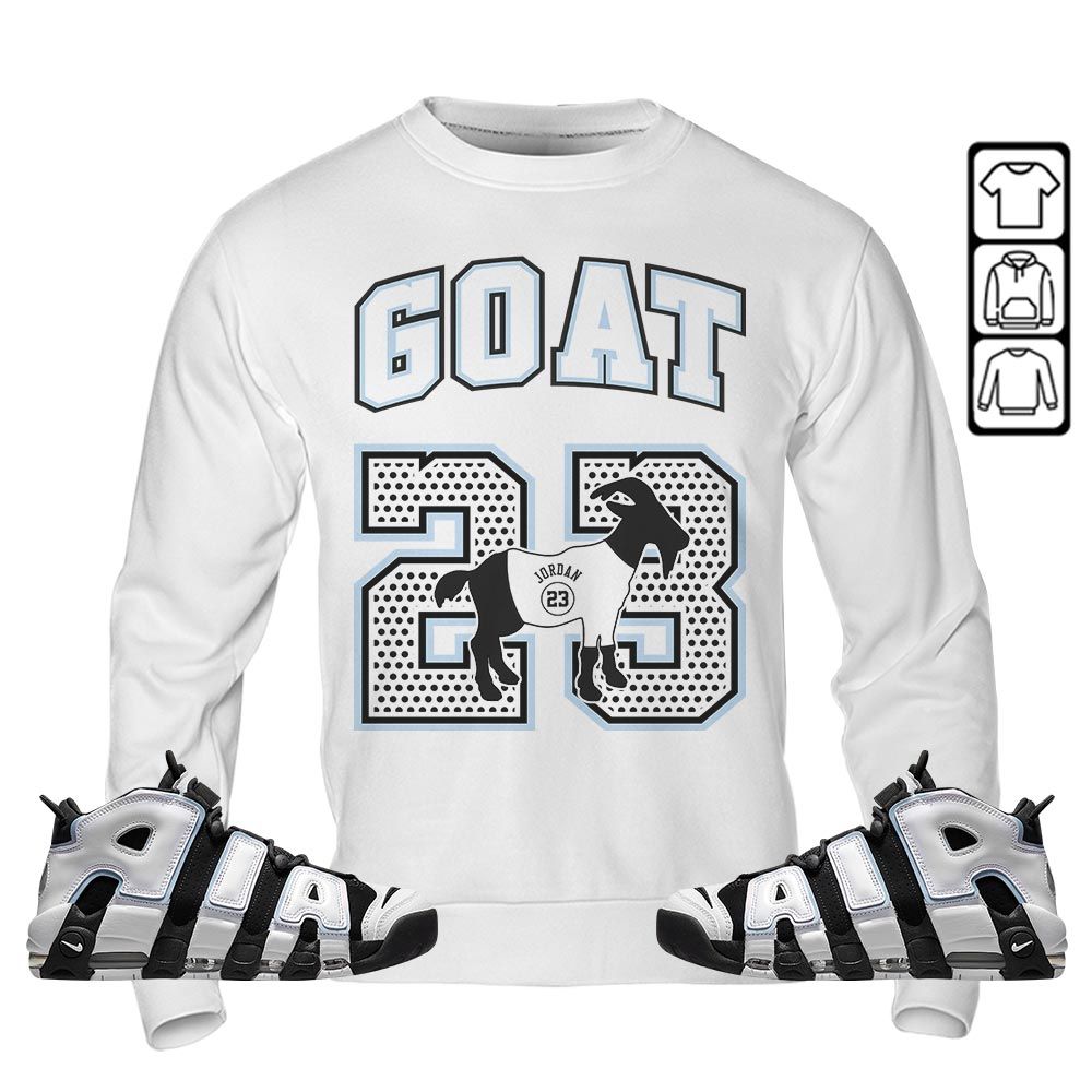 Goat 23 Jordan Sneaker Shirt Match Uptempo Cobalt Bliss, Air More Uptempo Cobalt Bliss MKO T-Shirt Goat 23 Jordan Sneaker Shirt Match Uptempo Cobalt Bliss, Air More Uptempo Cobalt Bliss MKO T-Shirt