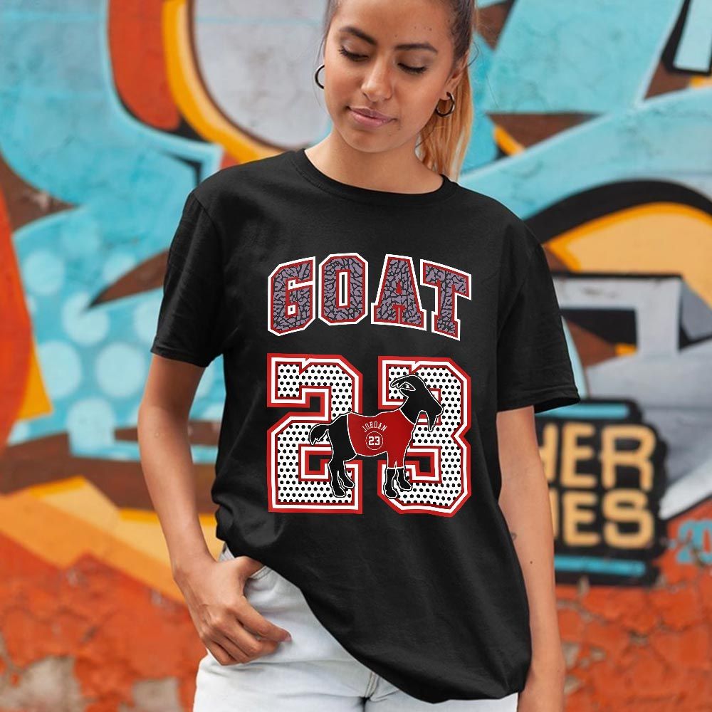 Goat 23 Jordan Sneaker Shirt Match White Cement 3s, Jordan Retro 3 White Cement MKO T-Shirt Goat 23 Jordan Sneaker Shirt Match White Cement 3s, Jordan Retro 3 White Cement MKO T-Shirt