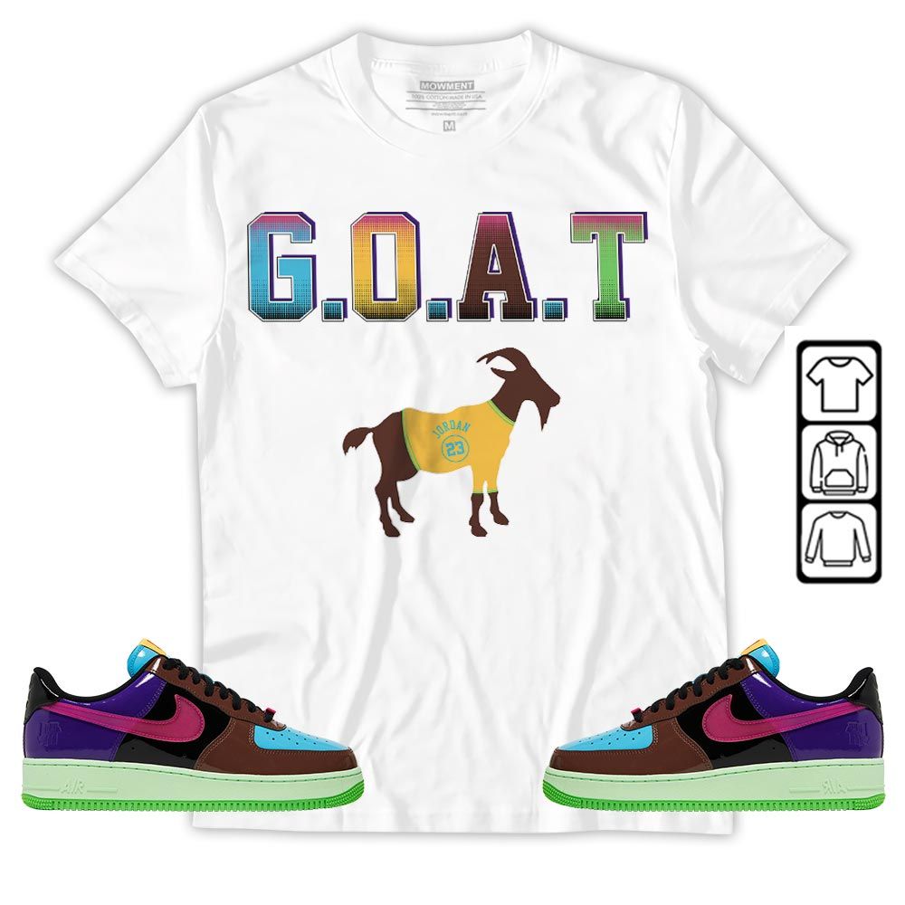 Goat Jordan Sneaker Shirt Match AF 1 Low SP Pink Prime, Air Force 1 Undefeated Pink Prime MKO T-Shirt Goat Jordan Sneaker Shirt Match AF 1 Low SP Pink Prime, Air Force 1 Undefeated Pink Prime MKO T-Shirt