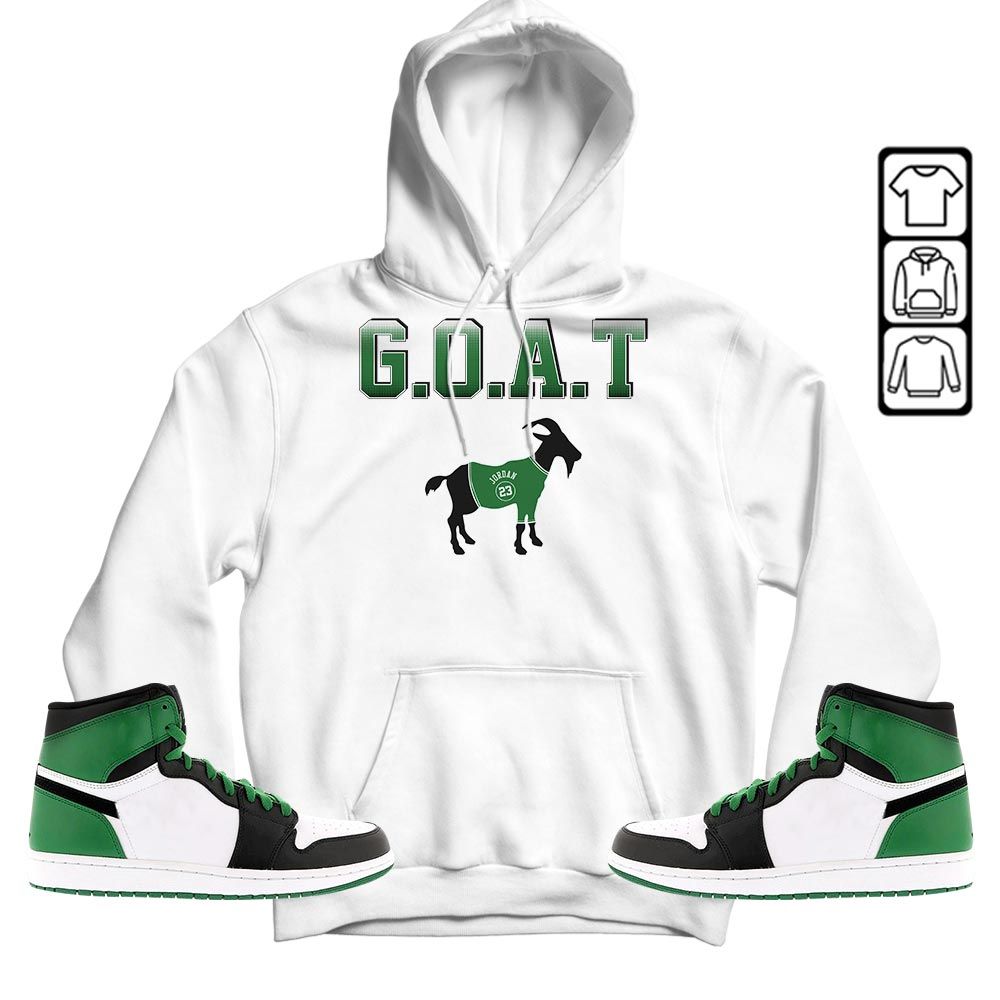 Goat Jordan Sneaker Shirt Match OG Celtics 1s, Jordan 1 High OG Celtics MKO T-Shirt