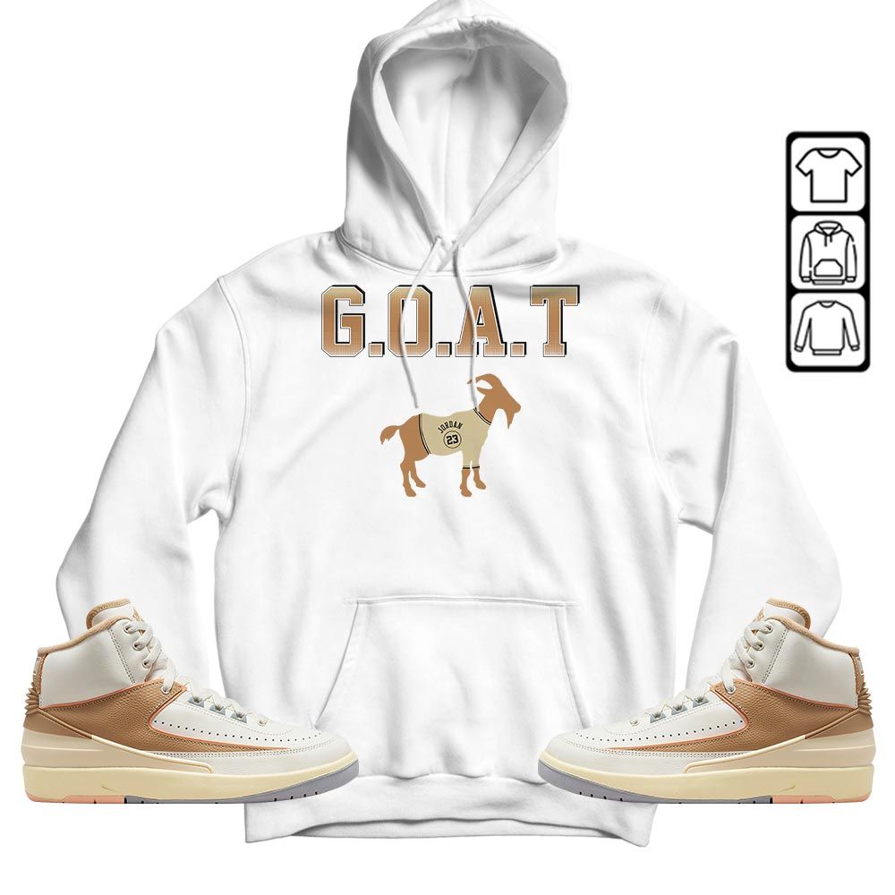 Goat Jordan Sneaker Shirt Match Retro Craft 2s, Jordan 2 Craft MKO T-Shirt
