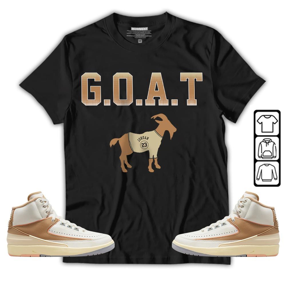 Goat Jordan Sneaker Shirt Match Retro Craft 2s, Jordan 2 Craft MKO T-Shirt
