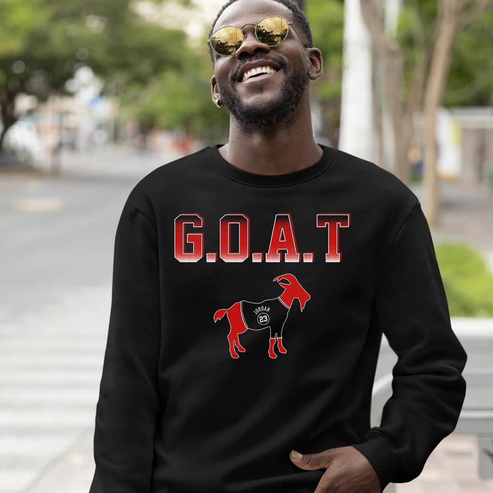 Goat Jordan Sneaker Shirt Match Retro Playoffs 13s, Jordan 13 Playoffs MKO Hoodie Goat Jordan Sneaker Shirt Match Retro Playoffs 13s, Jordan 13 Playoffs MKO Hoodie
