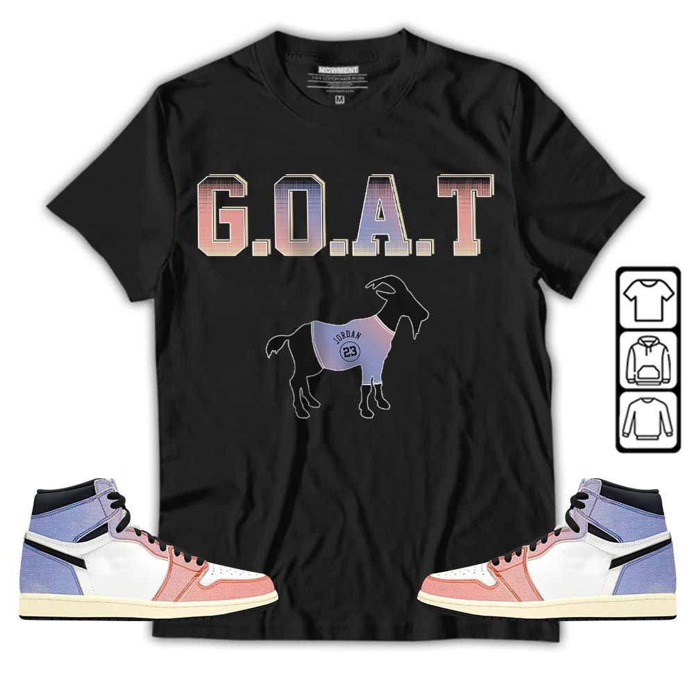 Goat Jordan Sneaker Shirt Match Retro Skyline 1s, Jordan 1 High OG Skyline MKO T-Shirt Goat Jordan Sneaker Shirt Match Retro Skyline 1s, Jordan 1 High OG Skyline MKO T-Shirt