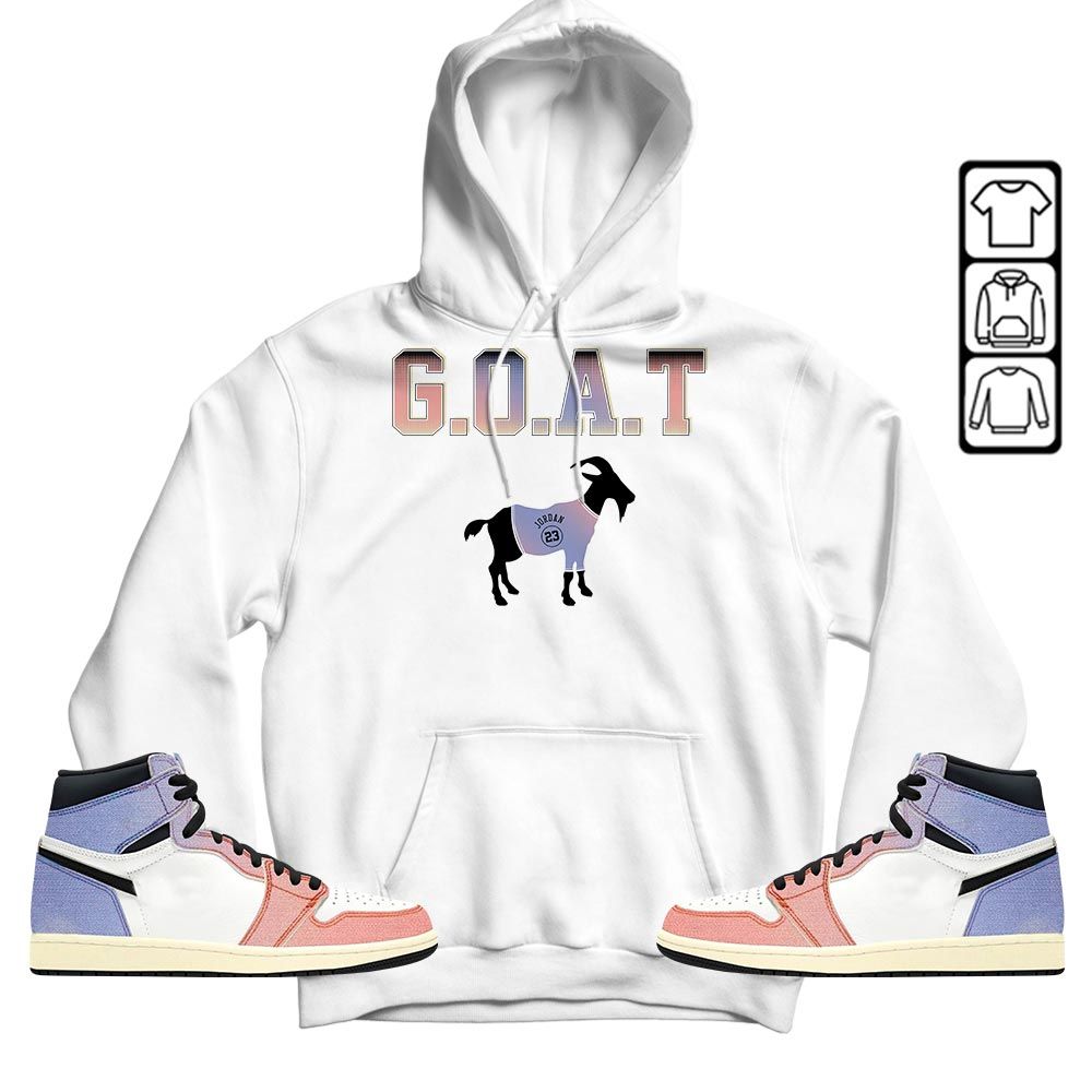 Goat Jordan Sneaker Shirt Match Retro Skyline 1s, Jordan 1 High OG Skyline MKO T-Shirt