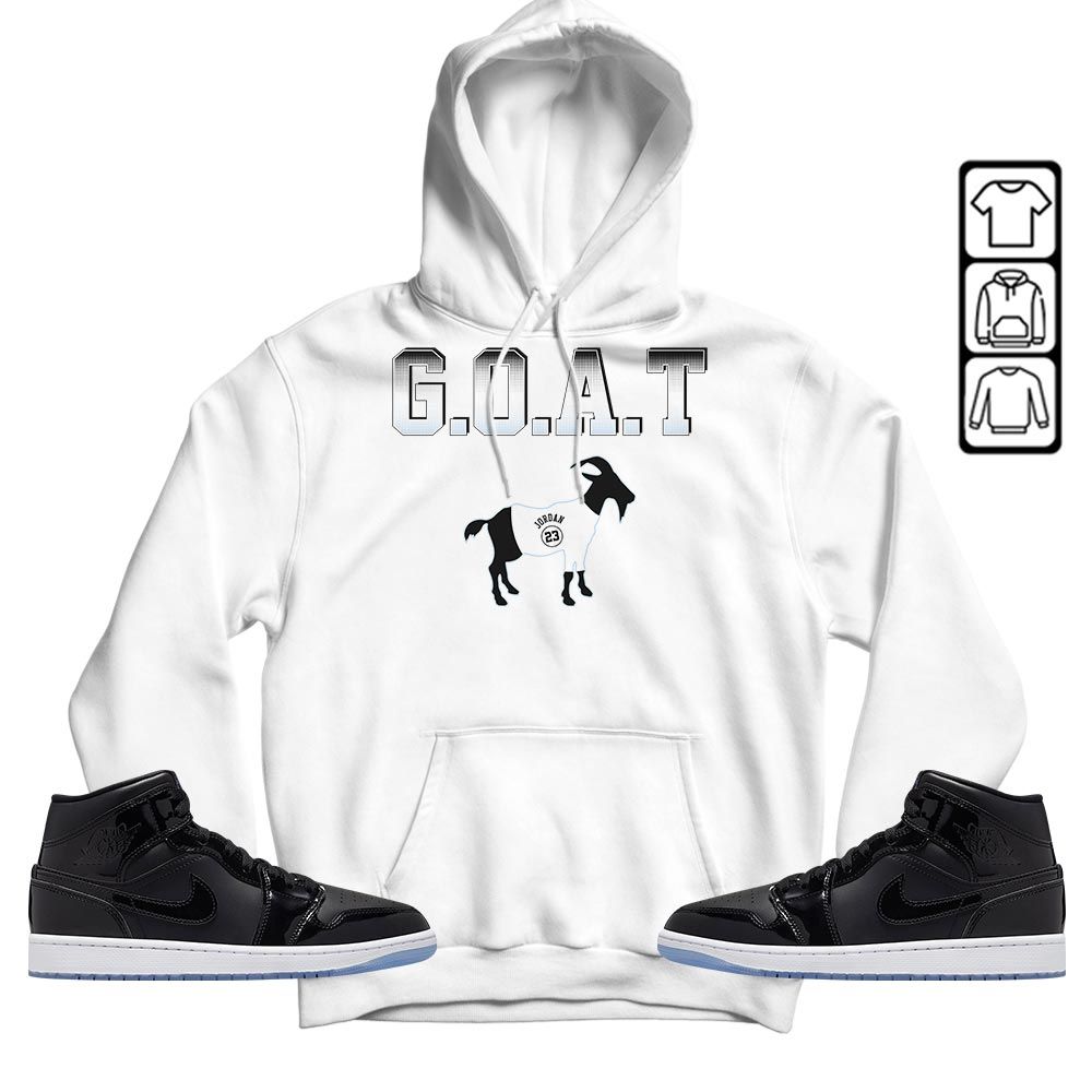 Goat Jordan Sneaker Shirt Match Space Jam 1s, Jordan 1 Mid Space Jam MKO T-Shirt