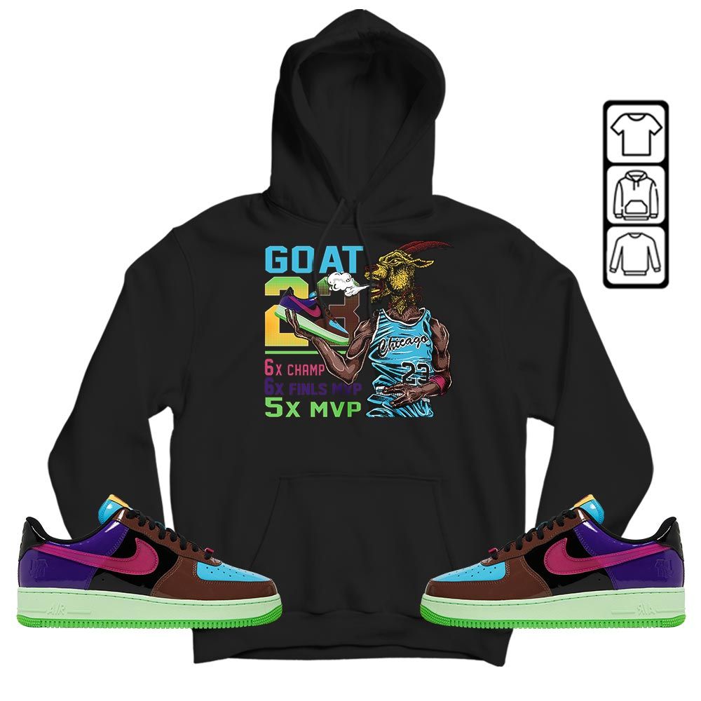 Goat MVP Sneaker Shirt Match AF 1 Low SP Pink Prime, Air Force 1 Undefeated Pink Prime MKO T-Shirt Goat MVP Sneaker Shirt Match AF 1 Low SP Pink Prime, Air Force 1 Undefeated Pink Prime MKO T-Shirt