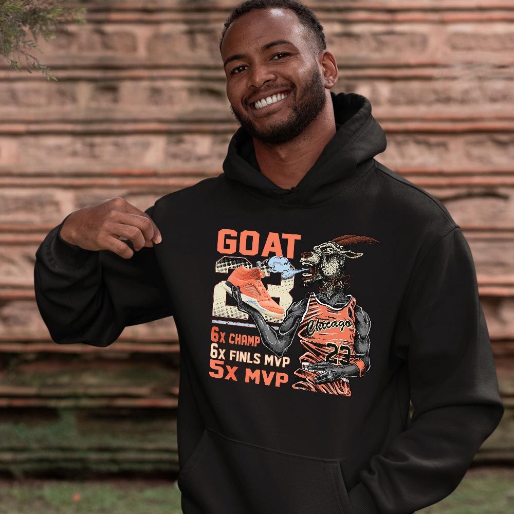 Goat MVP Sneaker Shirt Match Crimson Bliss 5s, Jordan 5 DJ Khaled Crimson Bliss MKO T-Shirt Goat MVP Sneaker Shirt Match Crimson Bliss 5s, Jordan 5 DJ Khaled Crimson Bliss MKO T-Shirt