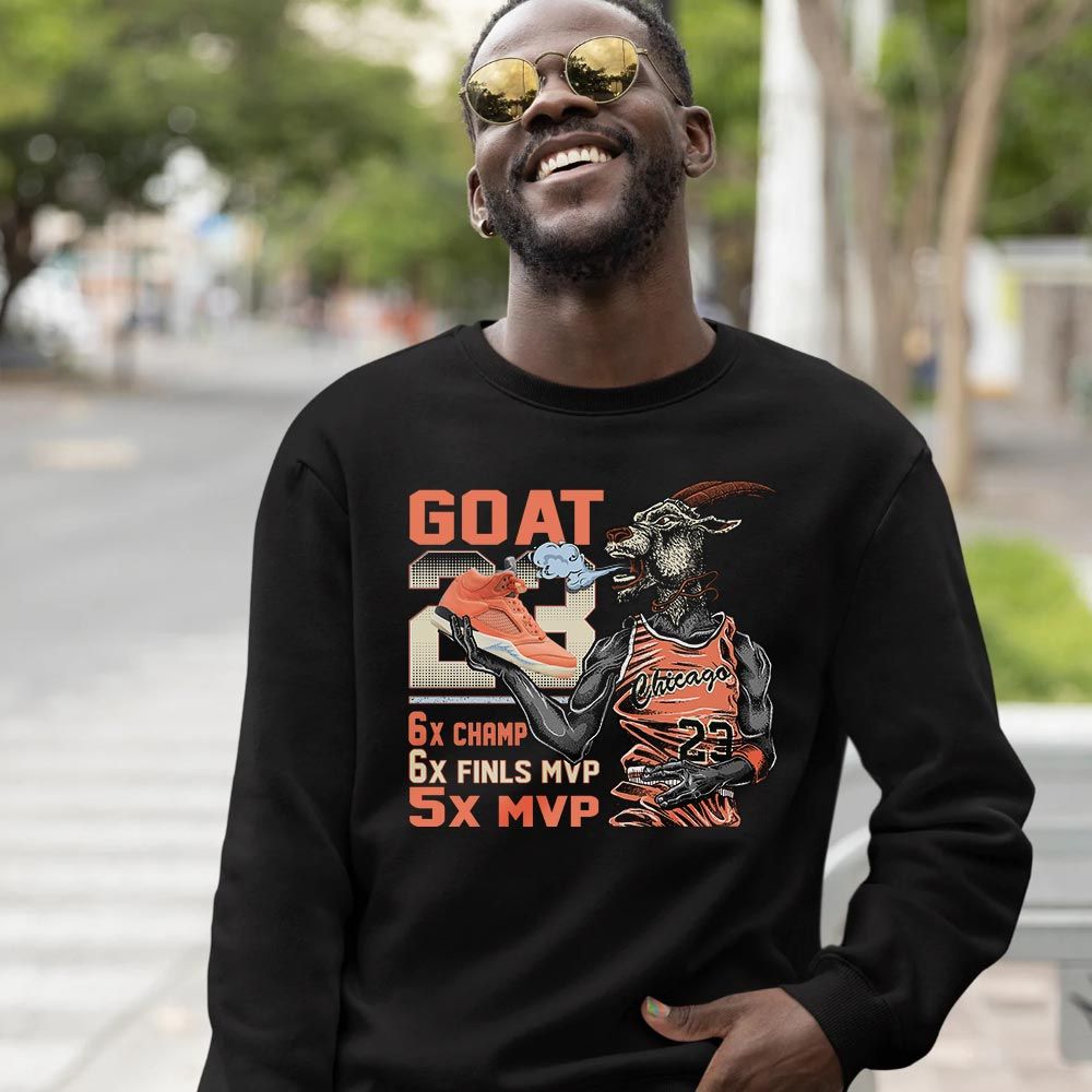 Goat MVP Sneaker Shirt Match Crimson Bliss 5s, Jordan 5 DJ Khaled Crimson Bliss MKO T-Shirt Goat MVP Sneaker Shirt Match Crimson Bliss 5s, Jordan 5 DJ Khaled Crimson Bliss MKO T-Shirt