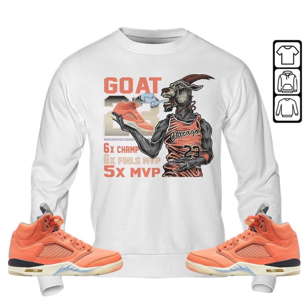 Goat MVP Sneaker Shirt Match Crimson Bliss 5s, Jordan 5 DJ Khaled Crimson Bliss MKO T-Shirt Goat MVP Sneaker Shirt Match Crimson Bliss 5s, Jordan 5 DJ Khaled Crimson Bliss MKO T-Shirt