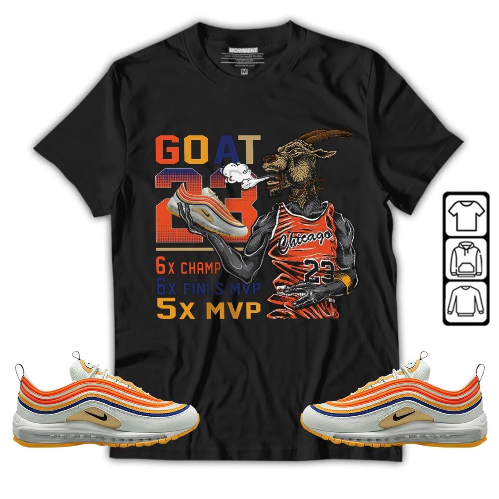 Goat MVP Sneaker Shirt Match Max 97 Frank Rudy, Air Max 97 SE Air Pressure MKO T-Shirt