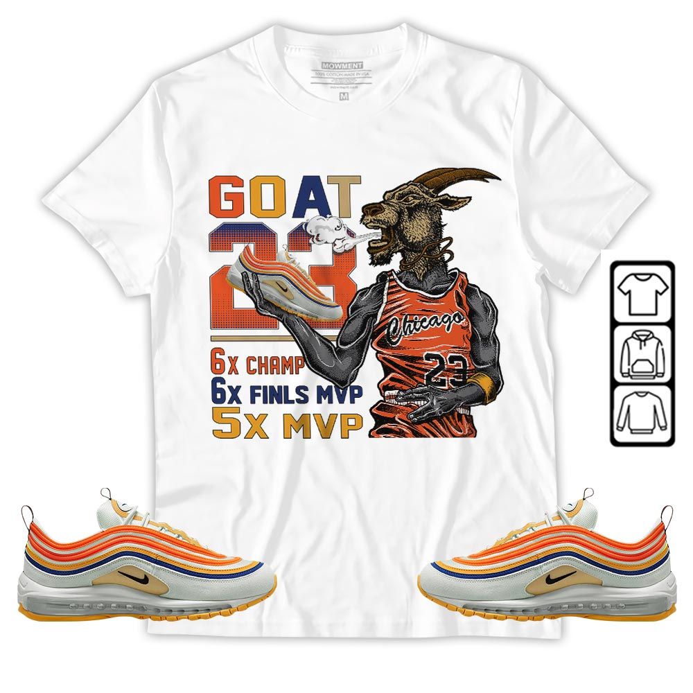 Goat MVP Sneaker Shirt Match Max 97 Frank Rudy, Air Max 97 SE Air Pressure MKO T-Shirt Goat MVP Sneaker Shirt Match Max 97 Frank Rudy, Air Max 97 SE Air Pressure MKO T-Shirt