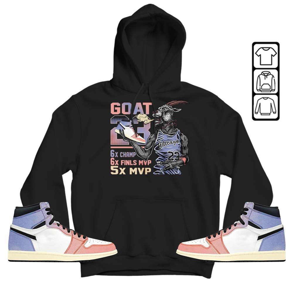 Goat MVP Sneaker Shirt Match Retro Skyline 1s, Jordan 1 High OG Skyline MKO T-Shirt Goat MVP Sneaker Shirt Match Retro Skyline 1s, Jordan 1 High OG Skyline MKO T-Shirt