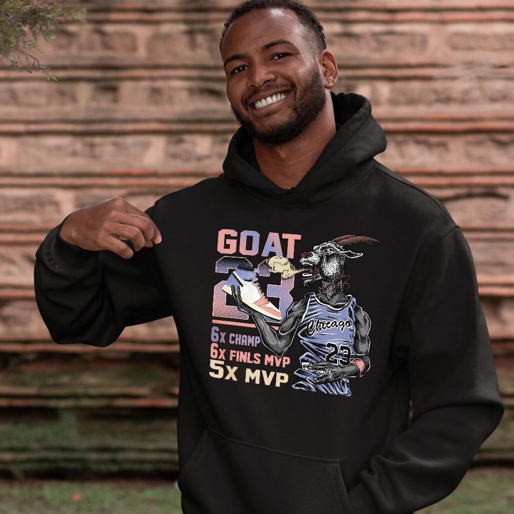 Goat MVP Sneaker Shirt Match Retro Skyline 1s, Jordan 1 High OG Skyline MKO T-Shirt Goat MVP Sneaker Shirt Match Retro Skyline 1s, Jordan 1 High OG Skyline MKO T-Shirt