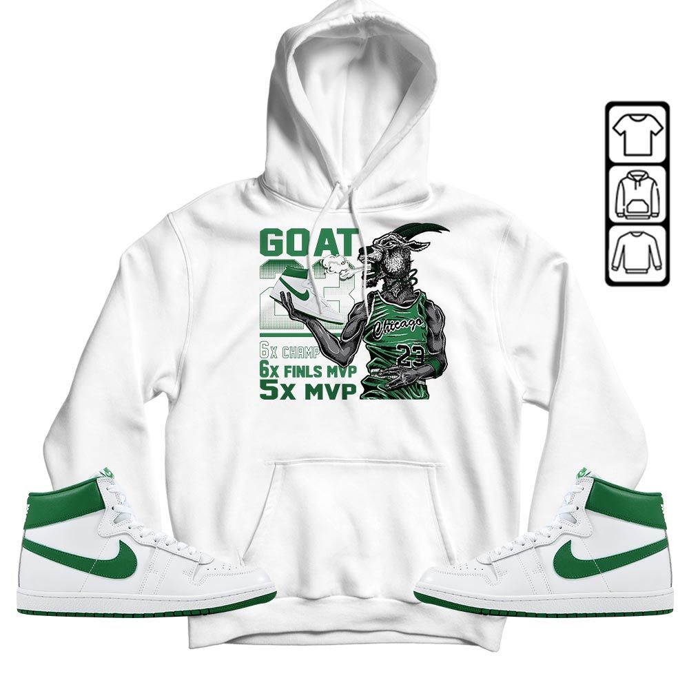 Goat MVP Sneaker Shirt Match SP Pine Green, Air Ship SP Pine Green MKO T-Shirt