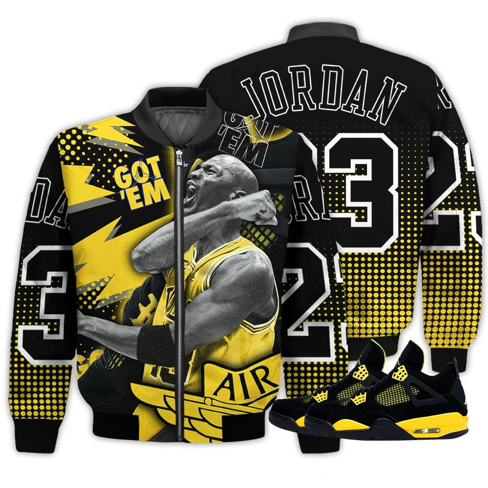 Goat Number 23 Sneaker Shirt Match 2023 Thunder 4S, Jordan Retro 4 Thunder Hoodie Sweatshirt Tee All Over Print MKO Shirt Goat Number 23 Sneaker Shirt Match 2023 Thunder 4S, Jordan Retro 4 Thunder Hoodie Sweatshirt Tee All Over Print MKO Shirt