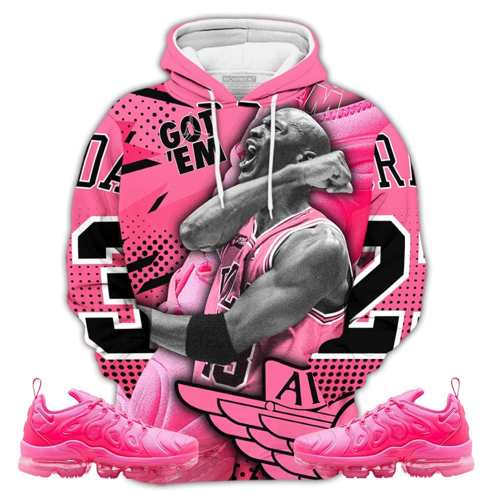 Goat Number 23 Sneaker Shirt Match Plus Triple Pink, Air Vapormax Plus Triple Pink Hoodie Sweatshirt Tee All Over Print MKO Shirt Goat Number 23 Sneaker Shirt Match Plus Triple Pink, Air Vapormax Plus Triple Pink Hoodie Sweatshirt Tee All Over Print MKO Shirt