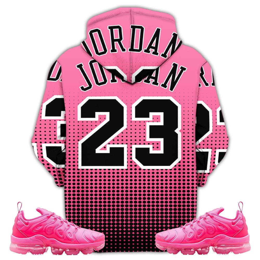 Goat Number 23 Sneaker Shirt Match Plus Triple Pink, Air Vapormax Plus Triple Pink Hoodie Sweatshirt Tee All Over Print MKO Shirt
