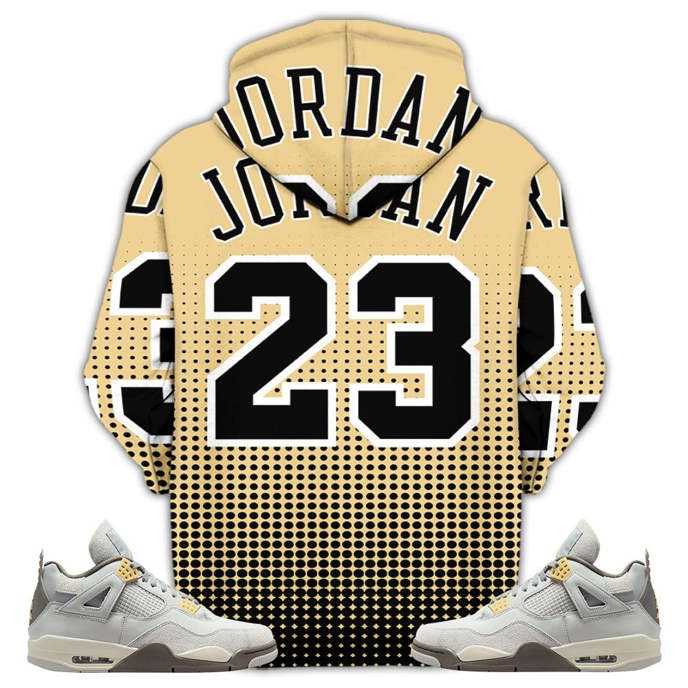 Goat Number 23 Sneaker Shirt Match Retro Craft 4S, Jordan 4 Craft Photon Dust Hoodie Sweatshirt Tee All Over Print MKO Shirt