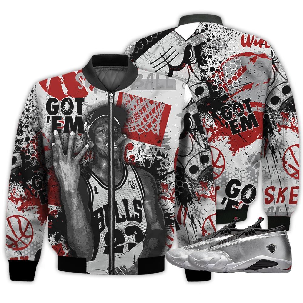 Got Em Basketball Sneaker Shirt Match 14 Low Metallic Silver, Jordan 14 Metallic Silver Hoodie Sweatshirt Tee All Over Print MKO Shirt Got Em Basketball Sneaker Shirt Match 14 Low Metallic Silver, Jordan 14 Metallic Silver Hoodie Sweatshirt Tee All Over Print MKO Shirt