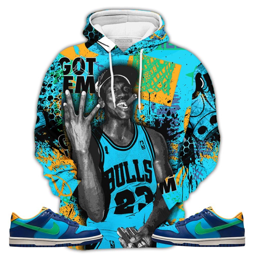 Got Em Basketball Sneaker Shirt Match Dunk Low Gs Kyrie, Dunk Low Gs Electric Algae Hoodie Sweatshirt Tee All Over Print MKO Shirt