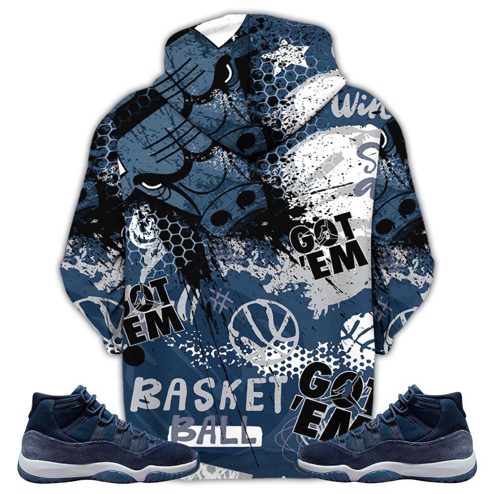 Got Em Basketball Sneaker Shirt Match Midnight Navy 11S, Jordan 11 Retro Midnight Navy Hoodie Sweatshirt Tee All Over Print MKO Shirt Got Em Basketball Sneaker Shirt Match Midnight Navy 11S, Jordan 11 Retro Midnight Navy Hoodie Sweatshirt Tee All Over Print MKO Shirt