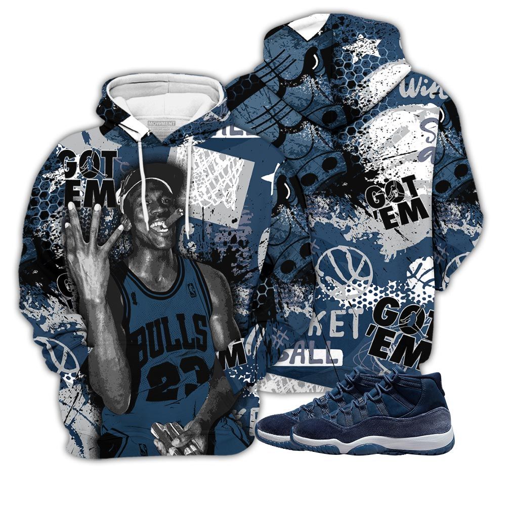 Got Em Basketball Sneaker Shirt Match Midnight Navy 11S, Jordan 11 Retro Midnight Navy Hoodie Sweatshirt Tee All Over Print MKO Shirt Got Em Basketball Sneaker Shirt Match Midnight Navy 11S, Jordan 11 Retro Midnight Navy Hoodie Sweatshirt Tee All Over Print MKO Shirt