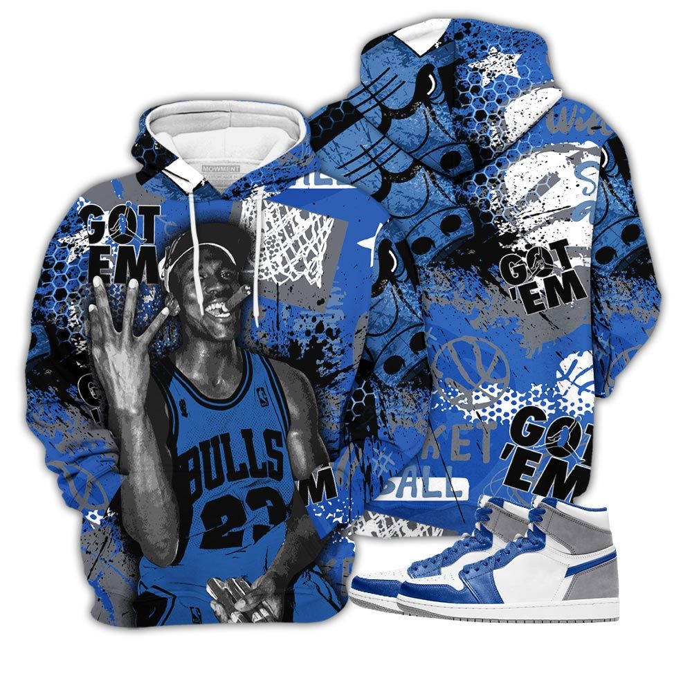 Got Em Basketball Sneaker Shirt Match True Blue 1S, Jordan 1 High Og True Blue Hoodie Sweatshirt Tee All Over Print MKO Shirt Got Em Basketball Sneaker Shirt Match True Blue 1S, Jordan 1 High Og True Blue Hoodie Sweatshirt Tee All Over Print MKO Shirt