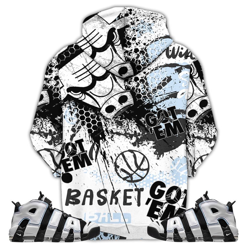 Got Em Basketball Sneaker Shirt Match Uptempo Cobalt Bliss, Air More Uptempo Cobalt Bliss Hoodie Sweatshirt Tee All Over Print MKO Shirt