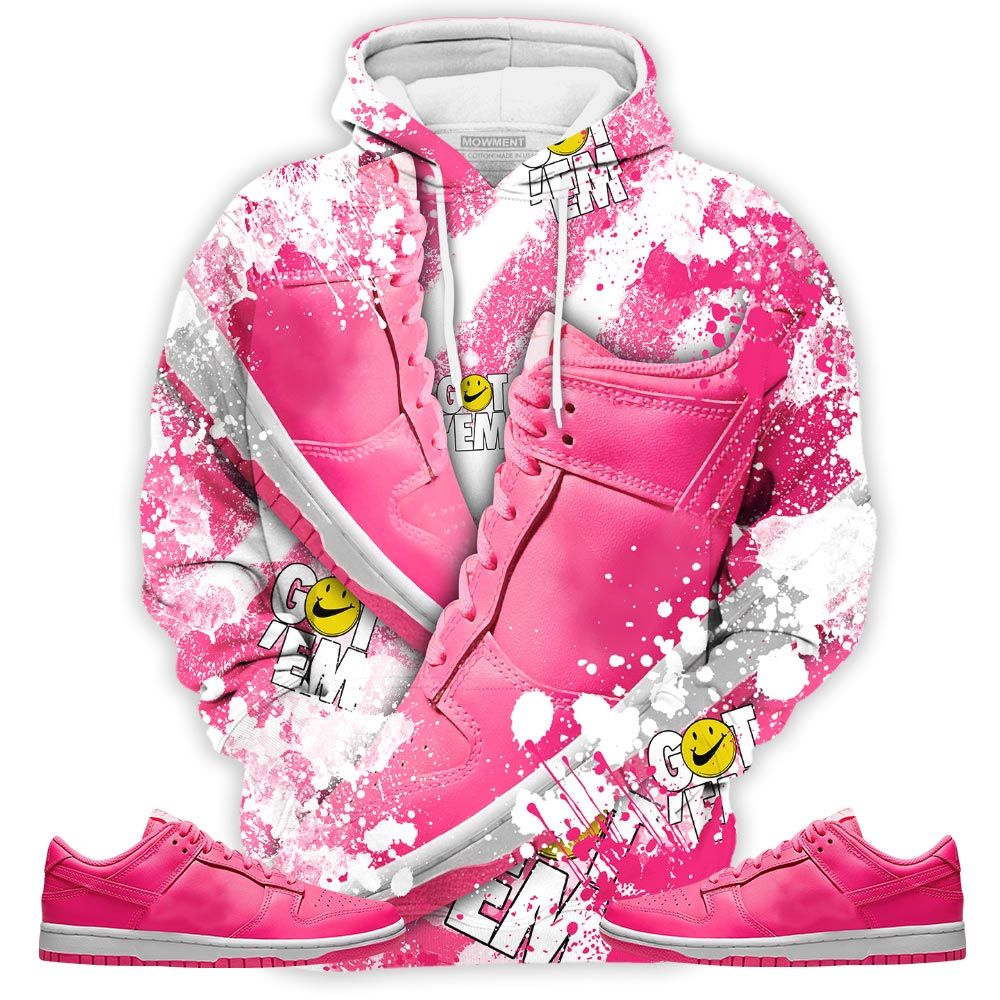 Got Em Jordan Drip Sneaker Shirt Match Dunk Low Hyper Pink, Dunk Low Hot Pink Hoodie Sweatshirt Tee All Over Print MKO Shirt Got Em Jordan Drip Sneaker Shirt Match Dunk Low Hyper Pink, Dunk Low Hot Pink Hoodie Sweatshirt Tee All Over Print MKO Shirt
