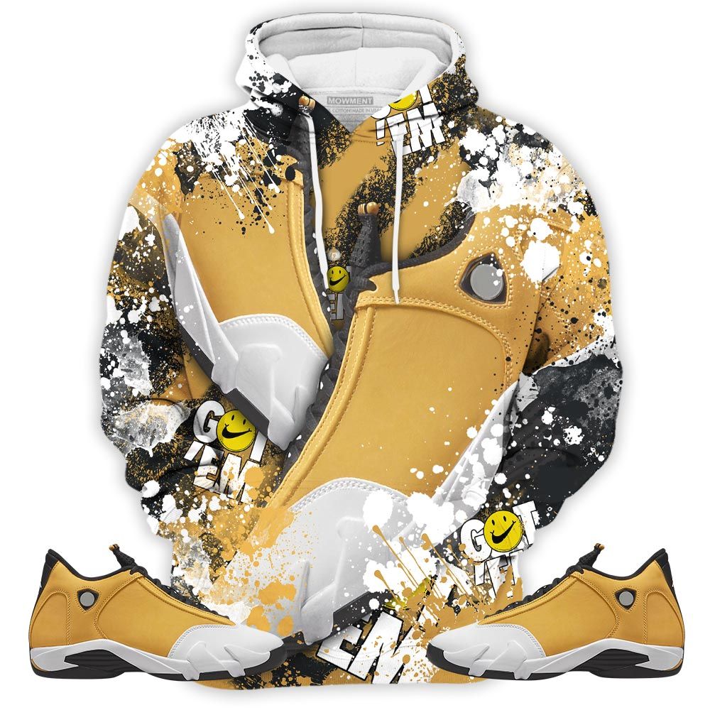 Got Em Jordan Drip Sneaker Shirt Match Light Ginger 14S, Jordan 14 Retro Light Ginger Hoodie Sweatshirt Tee All Over Print MKO Shirt Got Em Jordan Drip Sneaker Shirt Match Light Ginger 14S, Jordan 14 Retro Light Ginger Hoodie Sweatshirt Tee All Over Print MKO Shirt