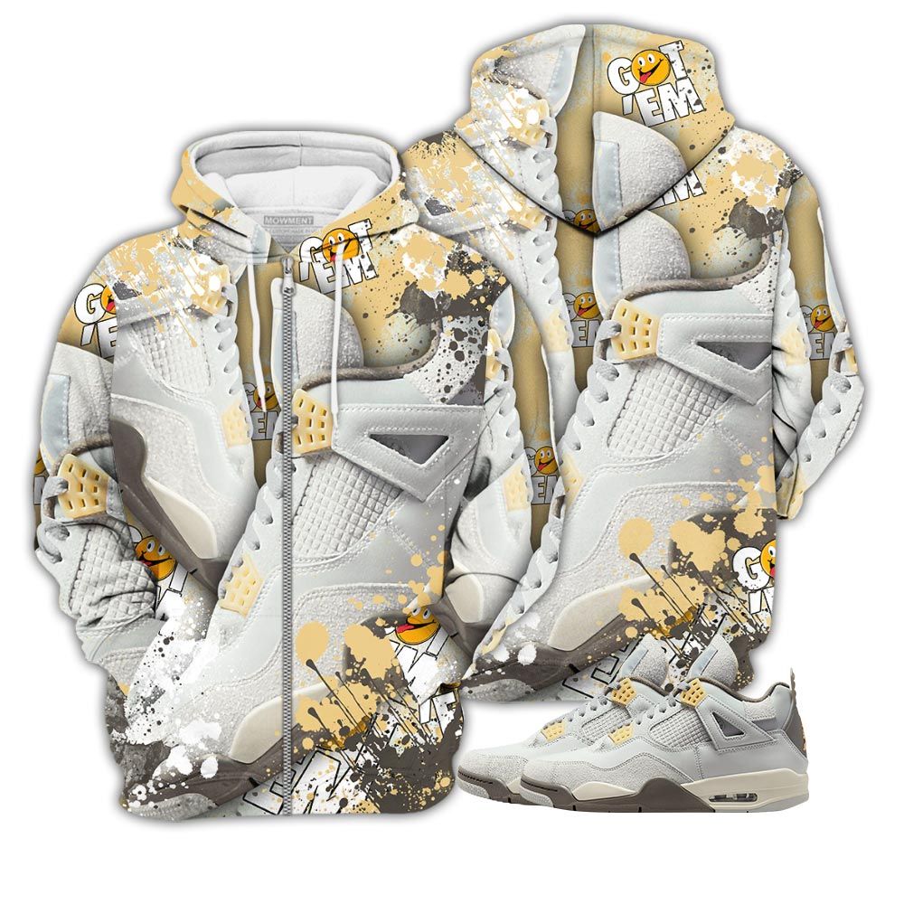 Got Em Jordan Drip Sneaker Shirt Match Retro Craft 4S, Jordan 4 Craft Photon Dust Hoodie Sweatshirt Tee All Over Print MKO Shirt Got Em Jordan Drip Sneaker Shirt Match Retro Craft 4S, Jordan 4 Craft Photon Dust Hoodie Sweatshirt Tee All Over Print MKO Shirt