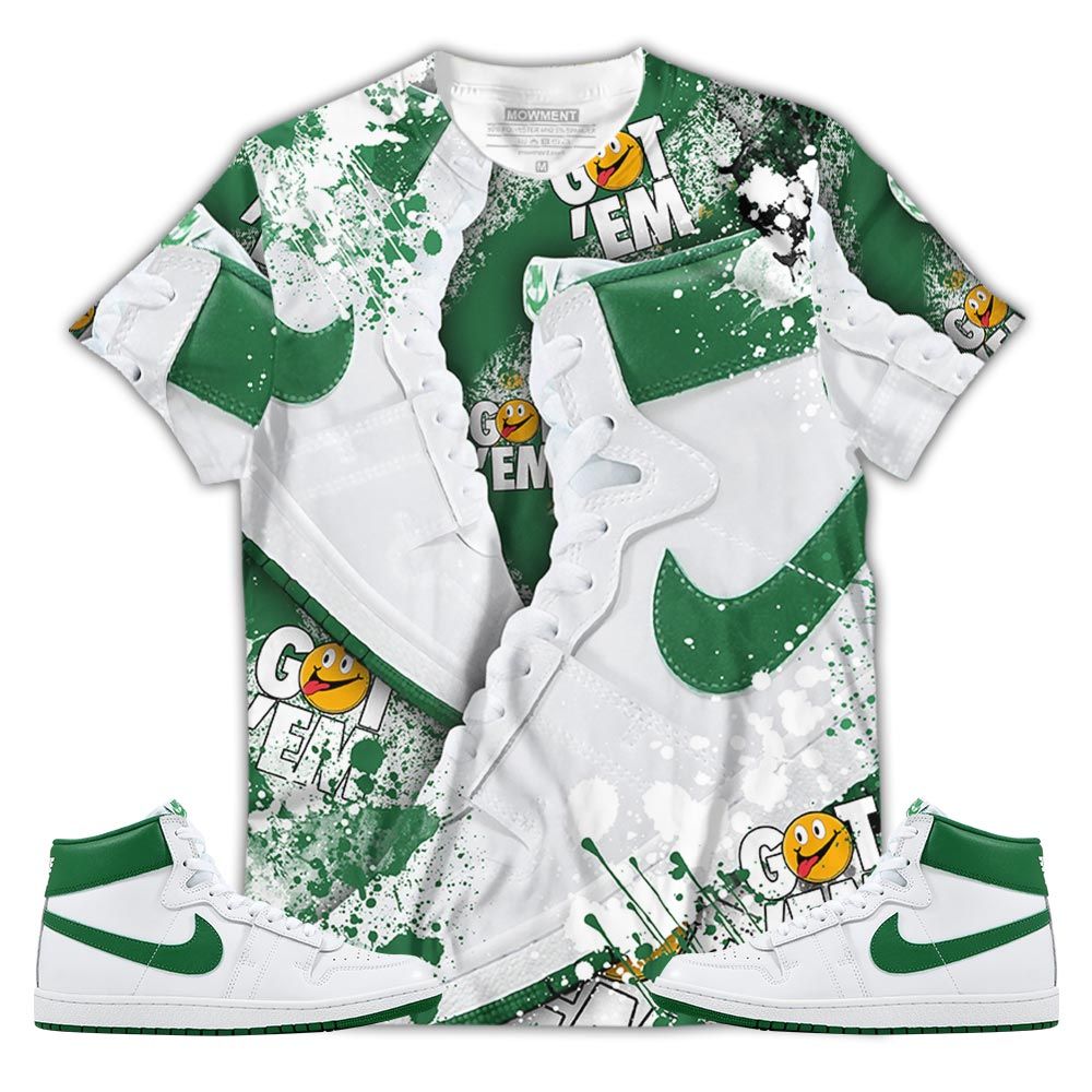 Got Em Jordan Drip Sneaker Shirt Match Sp Pine Green, Air Ship Sp Pine Green Hoodie Sweatshirt Tee All Over Print MKO Shirt Got Em Jordan Drip Sneaker Shirt Match Sp Pine Green, Air Ship Sp Pine Green Hoodie Sweatshirt Tee All Over Print MKO Shirt