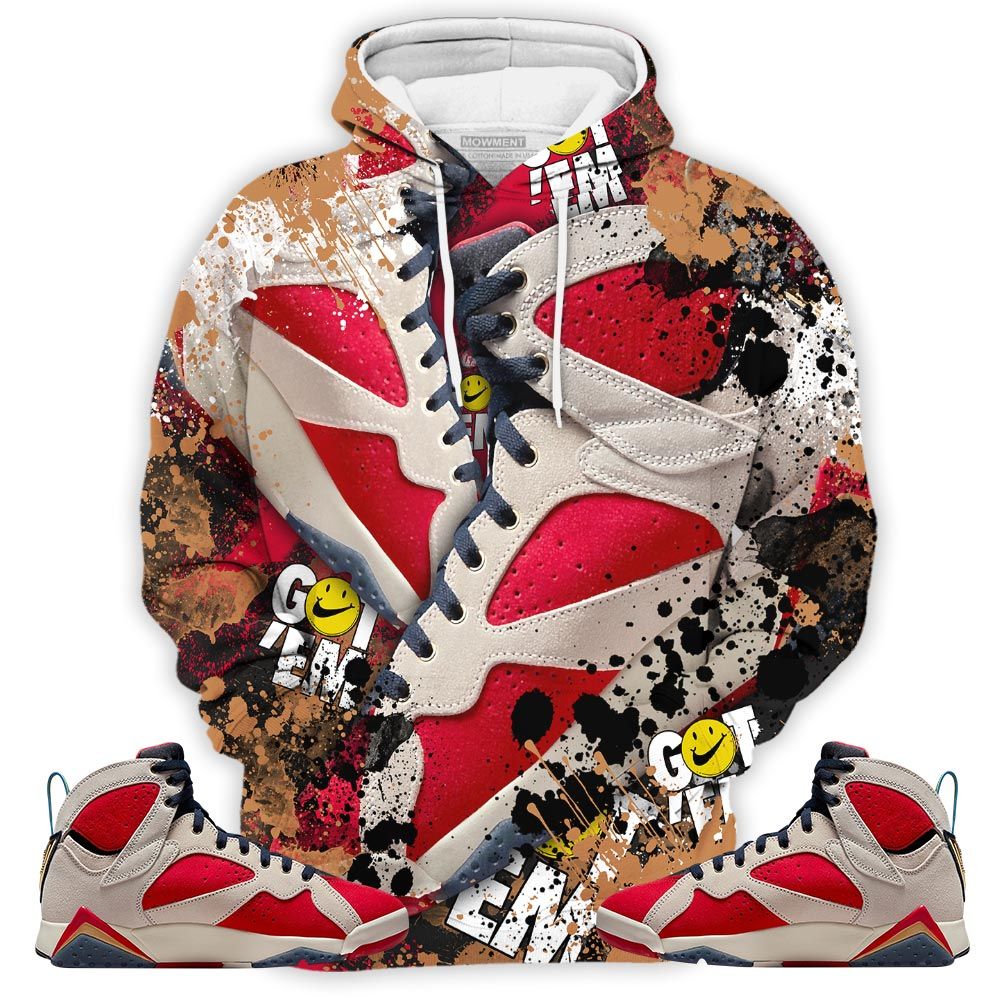 Got Em Jordan Drip Sneaker Shirt Match Trophy Room 7S, Jordan 7 Trophy Room Hoodie Sweatshirt Tee All Over Print MKO Shirt Got Em Jordan Drip Sneaker Shirt Match Trophy Room 7S, Jordan 7 Trophy Room Hoodie Sweatshirt Tee All Over Print MKO Shirt