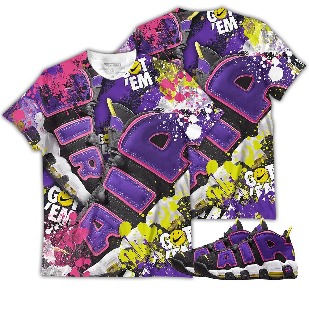 Got Em Jordan Drip Sneaker Shirt Match Uptempo Black Multi Color, Air More Uptempo Black Court Purple Hoodie Sweatshirt Tee All Over Print MKO Shirt Got Em Jordan Drip Sneaker Shirt Match Uptempo Black Multi Color, Air More Uptempo Black Court Purple Hoodie Sweatshirt Tee All Over Print MKO Shirt