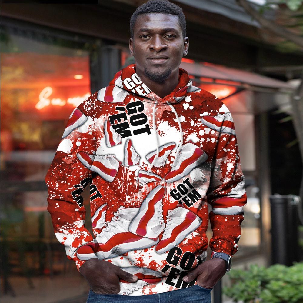 Got Em Jordan Sneaker Shirt Match Cherry 11S, Jordan 11 Retro Cherry Hoodie Sweatshirt Tee All Over Print MKO Shirt Got Em Jordan Sneaker Shirt Match Cherry 11S, Jordan 11 Retro Cherry Hoodie Sweatshirt Tee All Over Print MKO Shirt