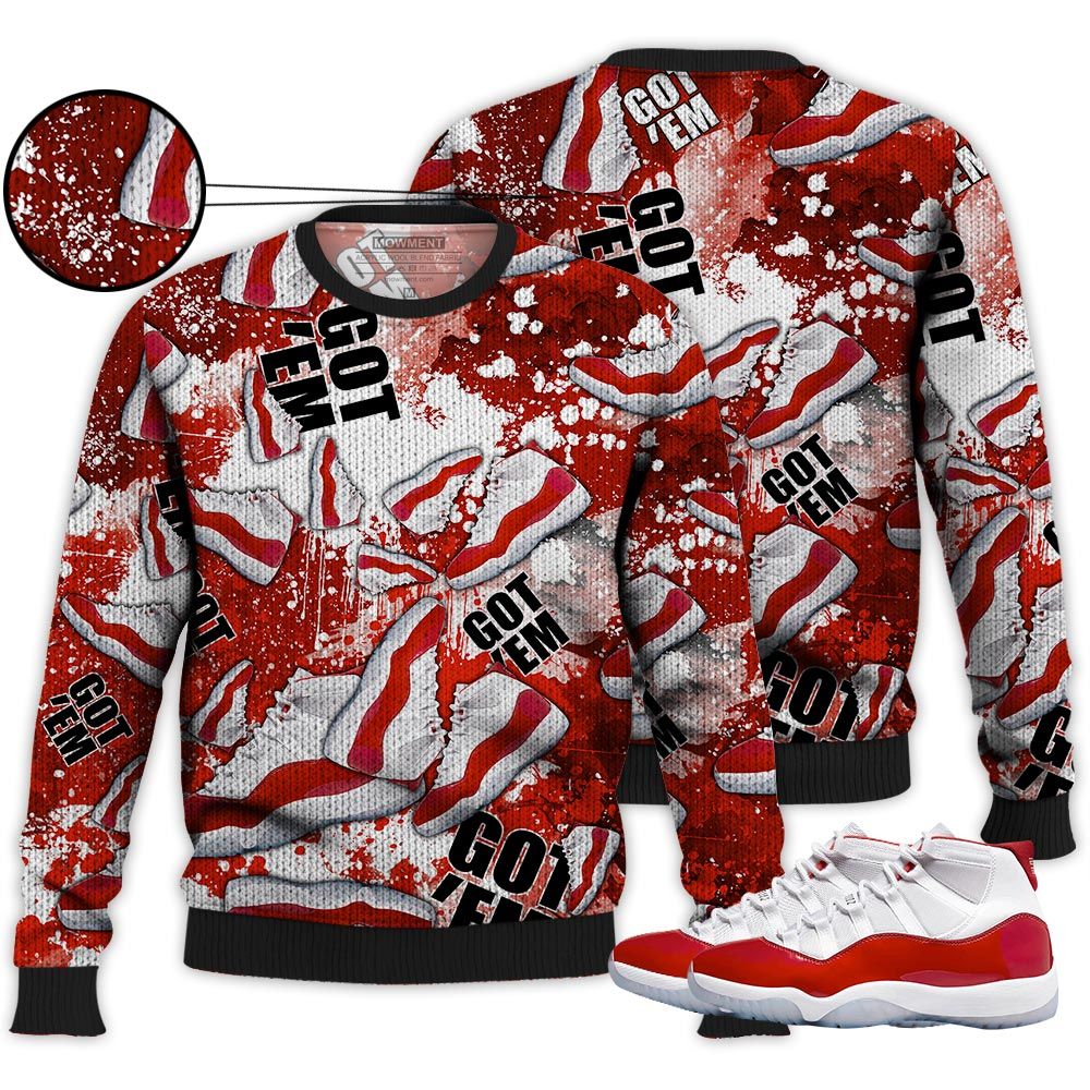 Got Em Jordan Sneaker Shirt Match Cherry 11S, Jordan 11 Retro Cherry Hoodie Sweatshirt Tee All Over Print MKO Shirt Got Em Jordan Sneaker Shirt Match Cherry 11S, Jordan 11 Retro Cherry Hoodie Sweatshirt Tee All Over Print MKO Shirt