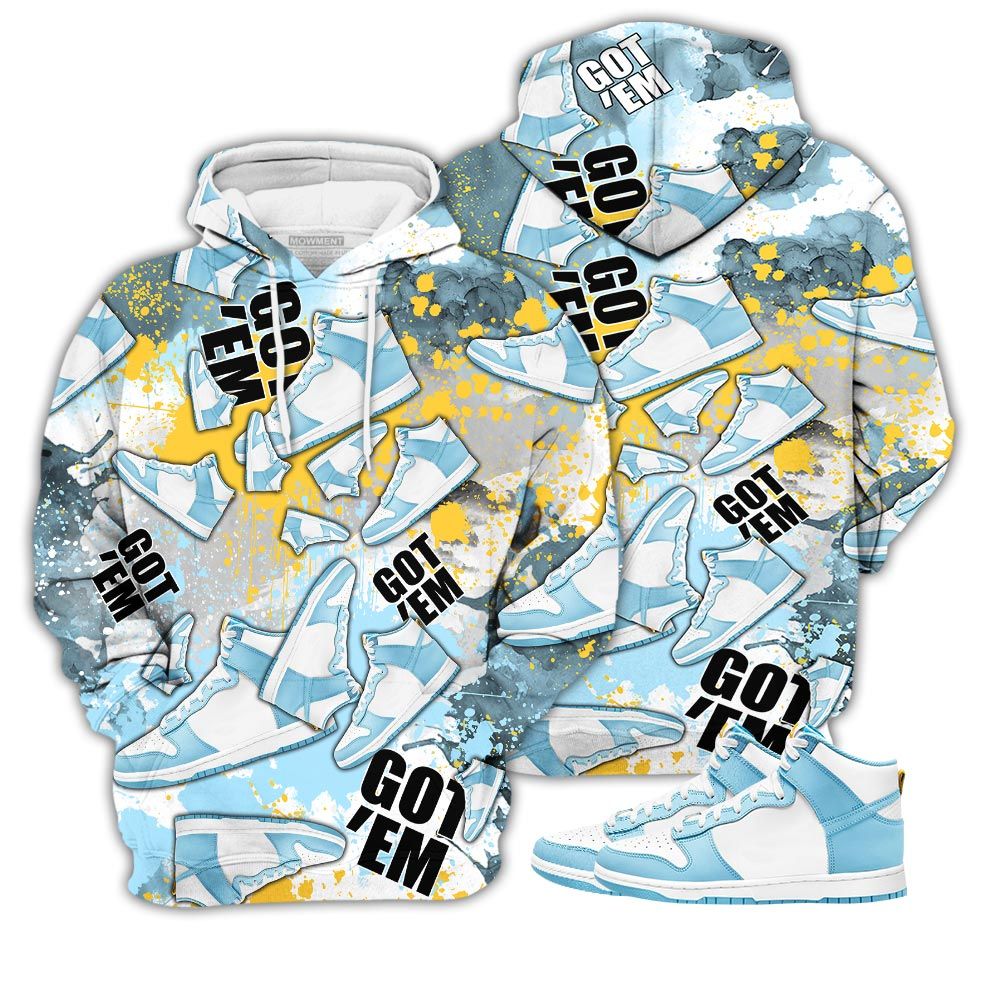 Got Em Jordan Sneaker Shirt Match Dunk High Blue Chill, Dunk High Homer Simpson Hoodie Sweatshirt Tee All Over Print MKO Shirt Got Em Jordan Sneaker Shirt Match Dunk High Blue Chill, Dunk High Homer Simpson Hoodie Sweatshirt Tee All Over Print MKO Shirt