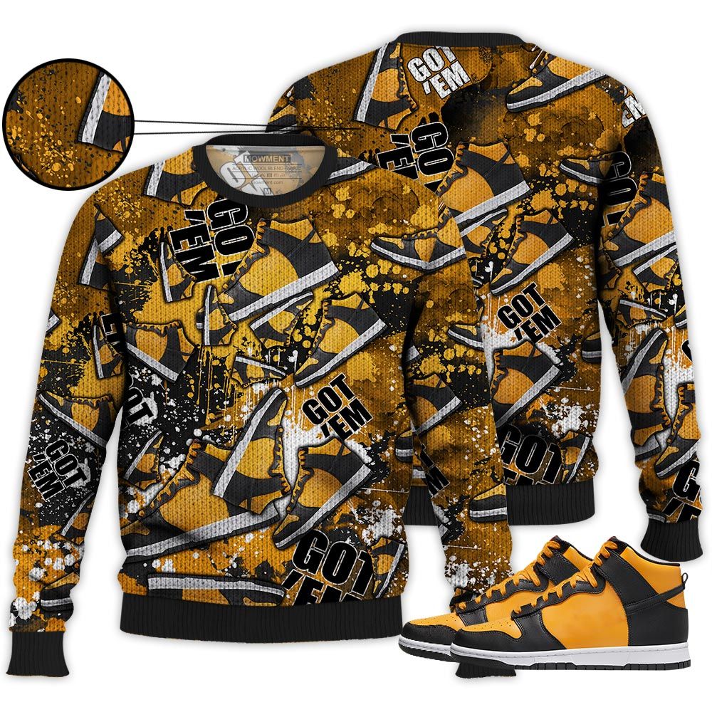 Got Em Jordan Sneaker Shirt Match Dunk Reverse Goldenrod, Dunk High Bruce Lee Hoodie Sweatshirt Tee All Over Print MKO Shirt Got Em Jordan Sneaker Shirt Match Dunk Reverse Goldenrod, Dunk High Bruce Lee Hoodie Sweatshirt Tee All Over Print MKO Shirt