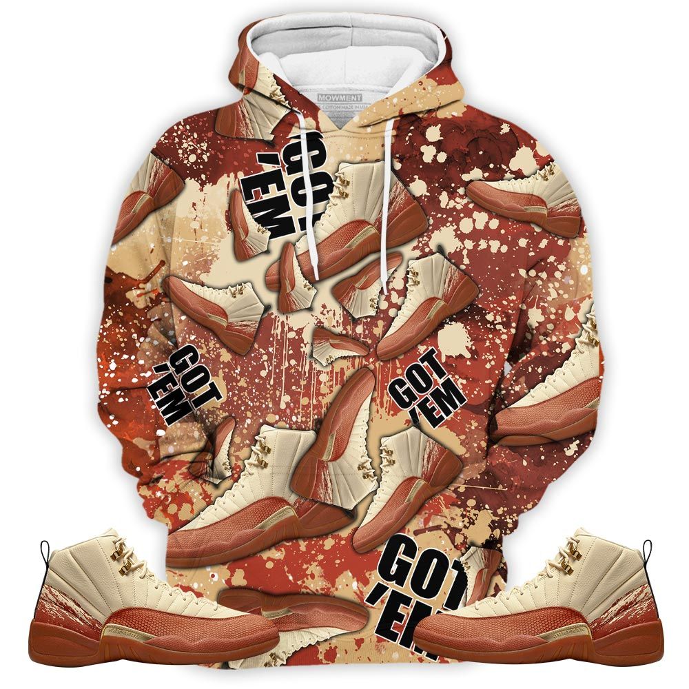 Got Em Jordan Sneaker Shirt Match Eastside Golf 12S, Jordan 12 Retro Eastside Golf Hoodie Sweatshirt Tee All Over Print MKO Shirt