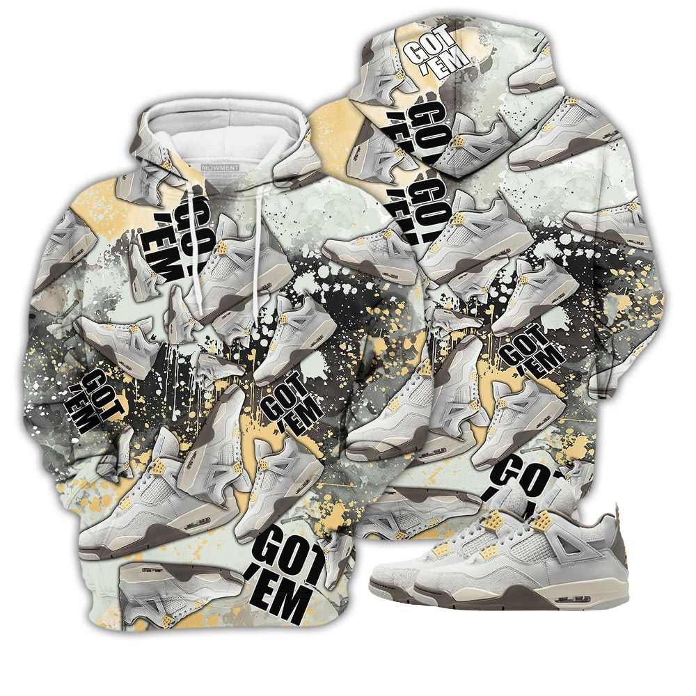 Got Em Jordan Sneaker Shirt Match Retro Craft 4S, Jordan 4 Craft Photon Dust Hoodie Sweatshirt Tee All Over Print MKO Shirt Got Em Jordan Sneaker Shirt Match Retro Craft 4S, Jordan 4 Craft Photon Dust Hoodie Sweatshirt Tee All Over Print MKO Shirt