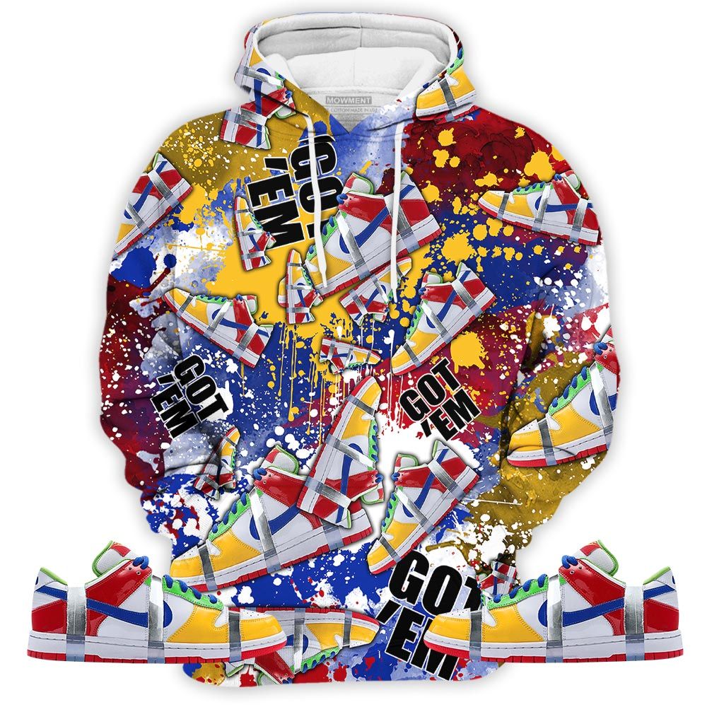 Got Em Jordan Sneaker Shirt Match Sb Dunk Low Ebay, Sb Dunk Low Sandy Hoodie Sweatshirt Tee All Over Print MKO Shirt