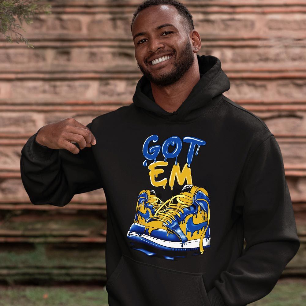 Got Em Shoe Dripping Sneaker Shirt Match 2023 Laney 1s, Jordan 1 Retro High Laney MKO T-Shirt Got Em Shoe Dripping Sneaker Shirt Match 2023 Laney 1s, Jordan 1 Retro High Laney MKO T-Shirt