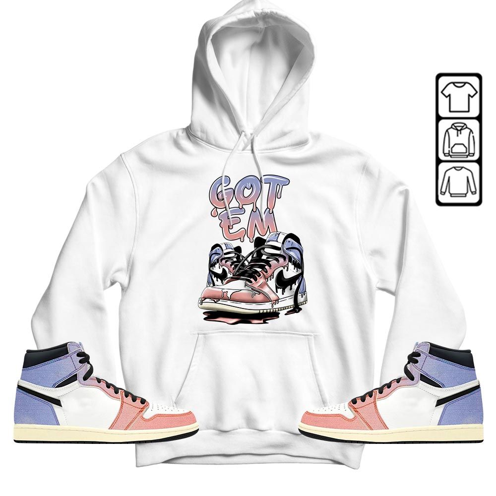 Got Em Shoe Dripping Sneaker Shirt Match Retro Skyline 1s, Jordan 1 High OG Skyline MKO T-Shirt