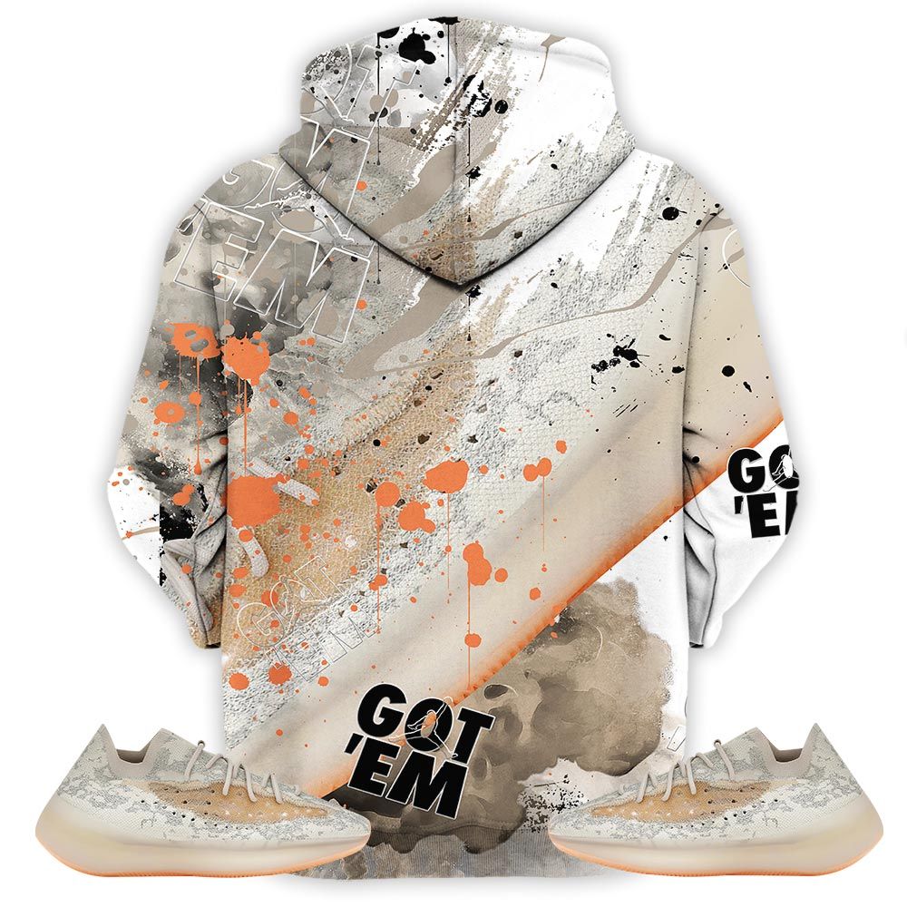 Got Em Shoes Goat Sneaker Shirt Match 380 Yecoraite, Yeezy Boost 380 Yecoraite Reflective Hoodie Sweatshirt Tee All Over Print MKO Shirt