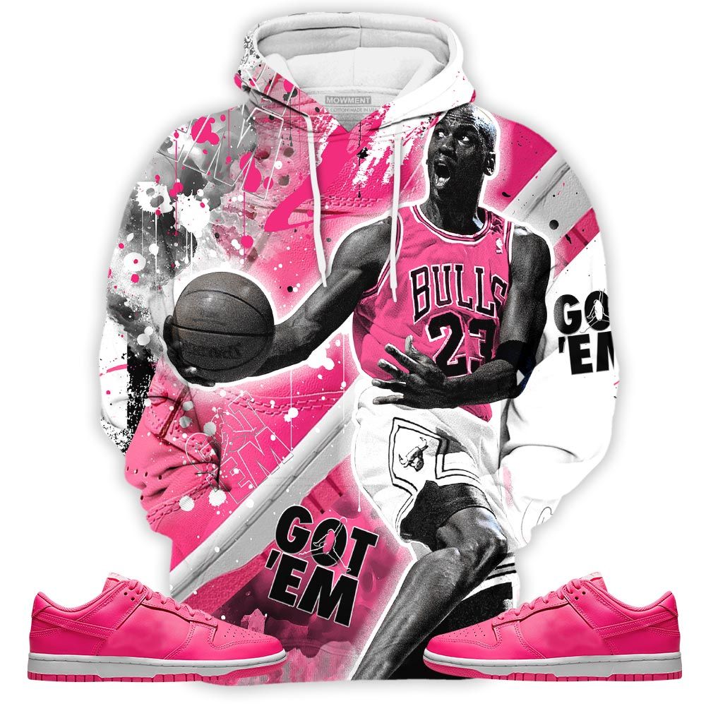 Got Em Shoes Goat Sneaker Shirt Match Dunk Low Hyper Pink, Dunk Low Hot Pink Hoodie Sweatshirt Tee All Over Print MKO Shirt Got Em Shoes Goat Sneaker Shirt Match Dunk Low Hyper Pink, Dunk Low Hot Pink Hoodie Sweatshirt Tee All Over Print MKO Shirt