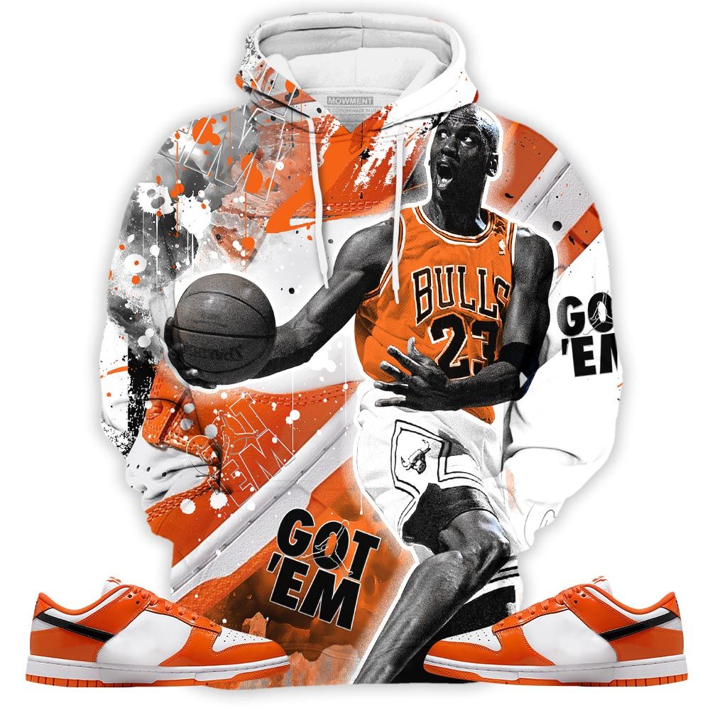 Got Em Shoes Goat Sneaker Shirt Match Dunk Low Orange Black, Dunk Low Patent Halloween Hoodie Sweatshirt Tee All Over Print MKO Shirt Got Em Shoes Goat Sneaker Shirt Match Dunk Low Orange Black, Dunk Low Patent Halloween Hoodie Sweatshirt Tee All Over Print MKO Shirt
