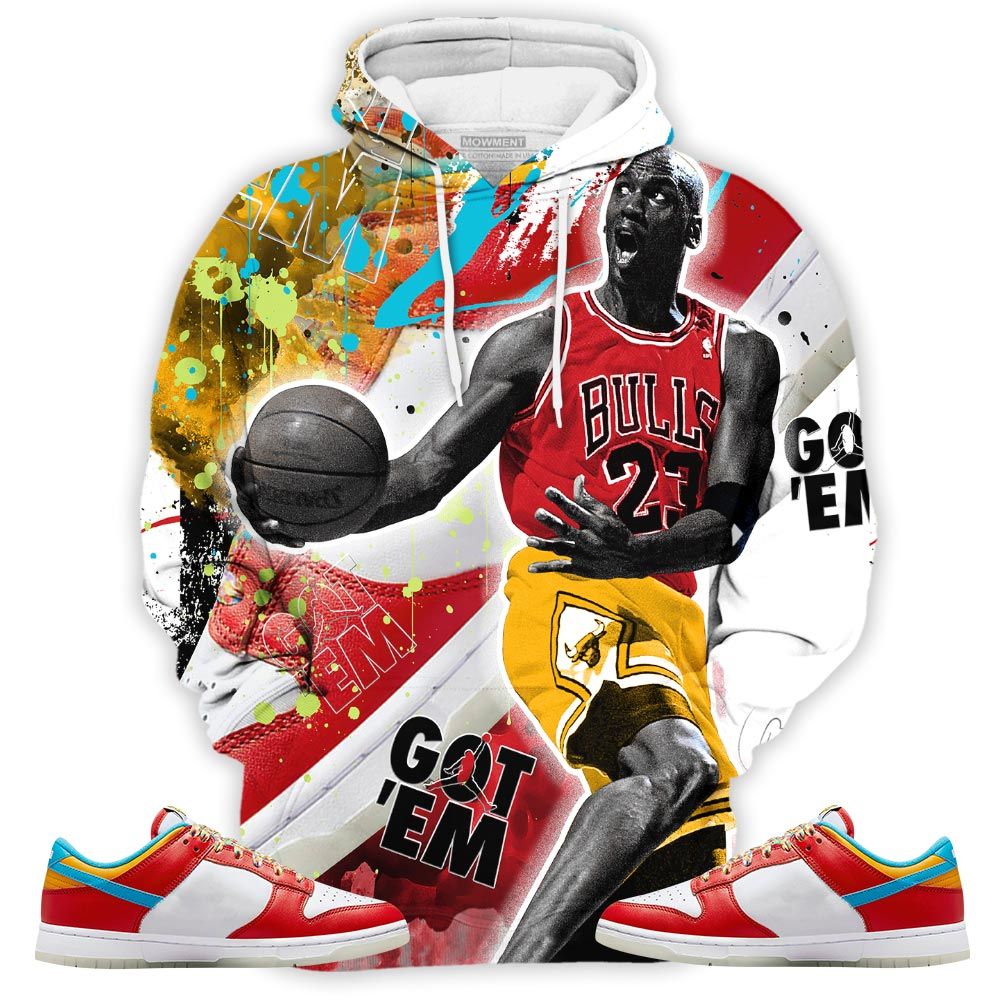 Got Em Shoes Goat Sneaker Shirt Match Fruity Pebbles Dunk Low, Dunk Low Fruity Pebbles Hoodie Sweatshirt Tee All Over Print MKO Shirt Got Em Shoes Goat Sneaker Shirt Match Fruity Pebbles Dunk Low, Dunk Low Fruity Pebbles Hoodie Sweatshirt Tee All Over Print MKO Shirt