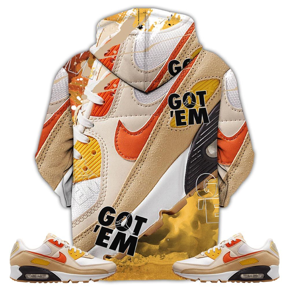 Got Em Shoes Goat Sneaker Shirt Match Max 90 Barometer, Air Max 90 Air Pressure Hoodie Sweatshirt Tee All Over Print MKO Shirt