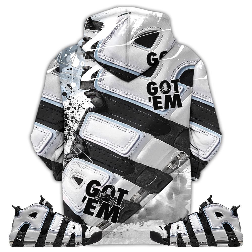 Got Em Shoes Goat Sneaker Shirt Match Uptempo Cobalt Bliss, Air More Uptempo Cobalt Bliss Hoodie Sweatshirt Tee All Over Print MKO Shirt